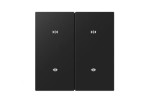 Akubela 2 Gang Curtain Switch (EU/Zigbee) SM-2C Black